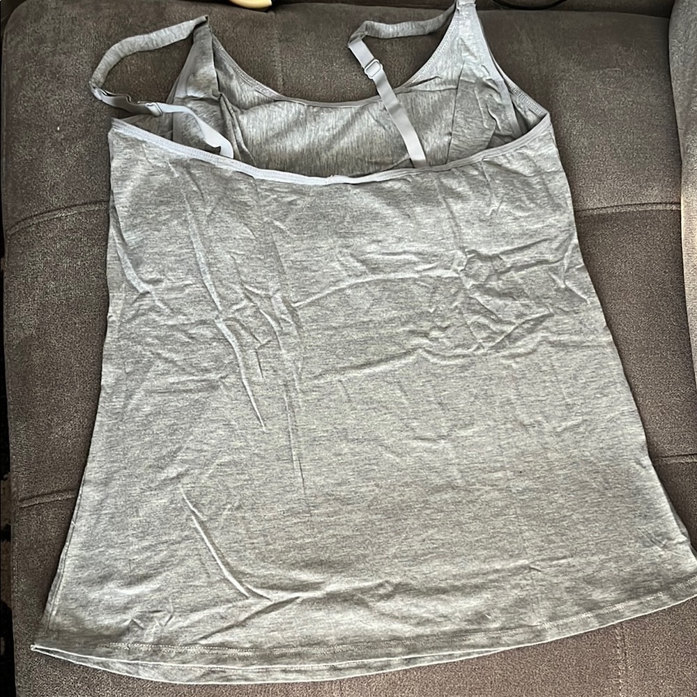 Secret Treasures Black Built-in Shelf Bra Nursing Cami - Picture 5 of 7